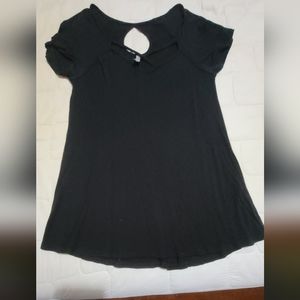 Women's size medium Vanity black top